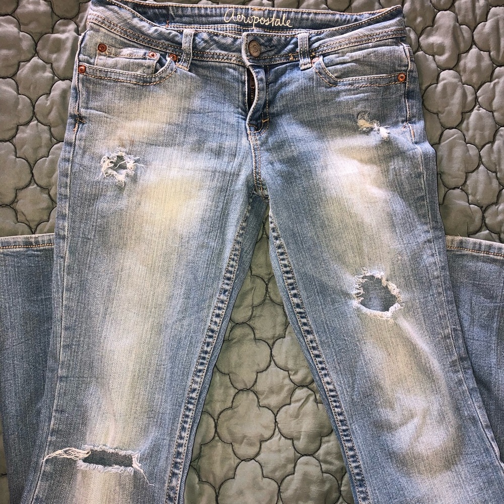 ✌️ Last $$ 💧Aero Hailey Destroyed Bootcut Jeans